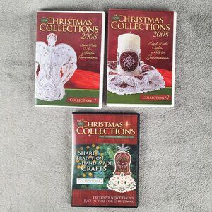 OESD Embroidery Designs CD The Christmas Collection Lot Of 3 2008 1# 2# 2007 3#